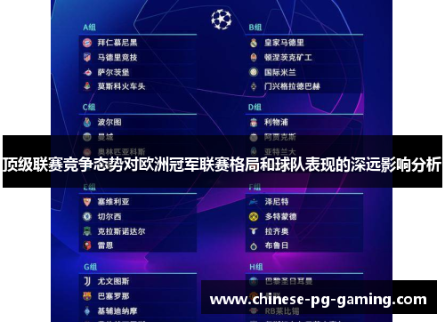 顶级联赛竞争态势对欧洲冠军联赛格局和球队表现的深远影响分析